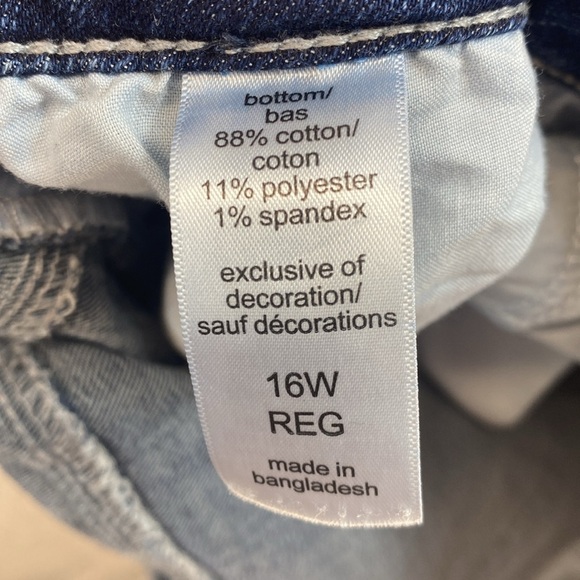 Maurices high rise curvy jeans size 16w stretchy skinny minimalist basics edgy - Picture 8 of 9